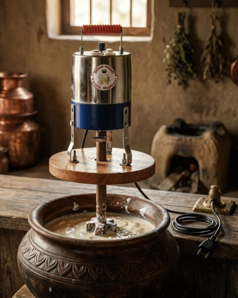 butter making machine, bilona machine