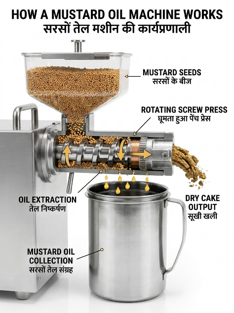 oil machine cold press extraction