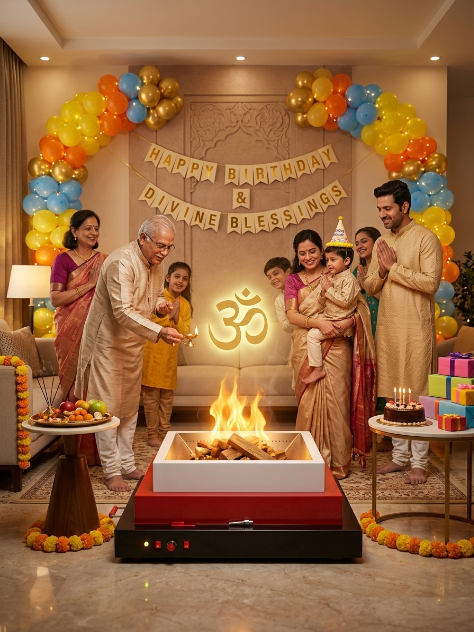 hawankund for home puja setup