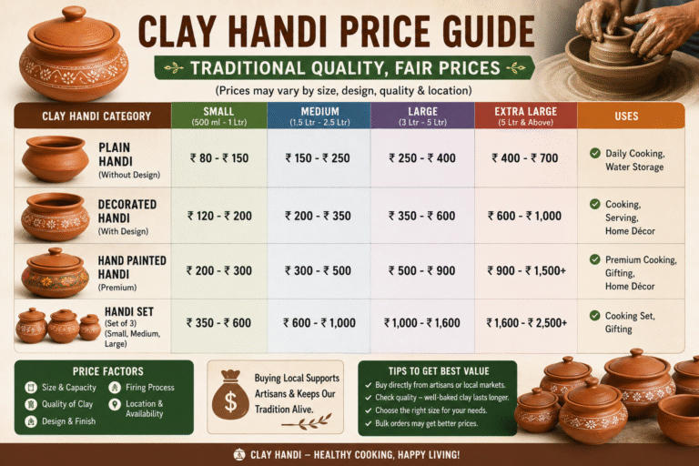 clay handi for cooking